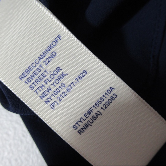 Rebecca Minkoff Shanaya Top Size Small | Blue - Picture 6 of 12